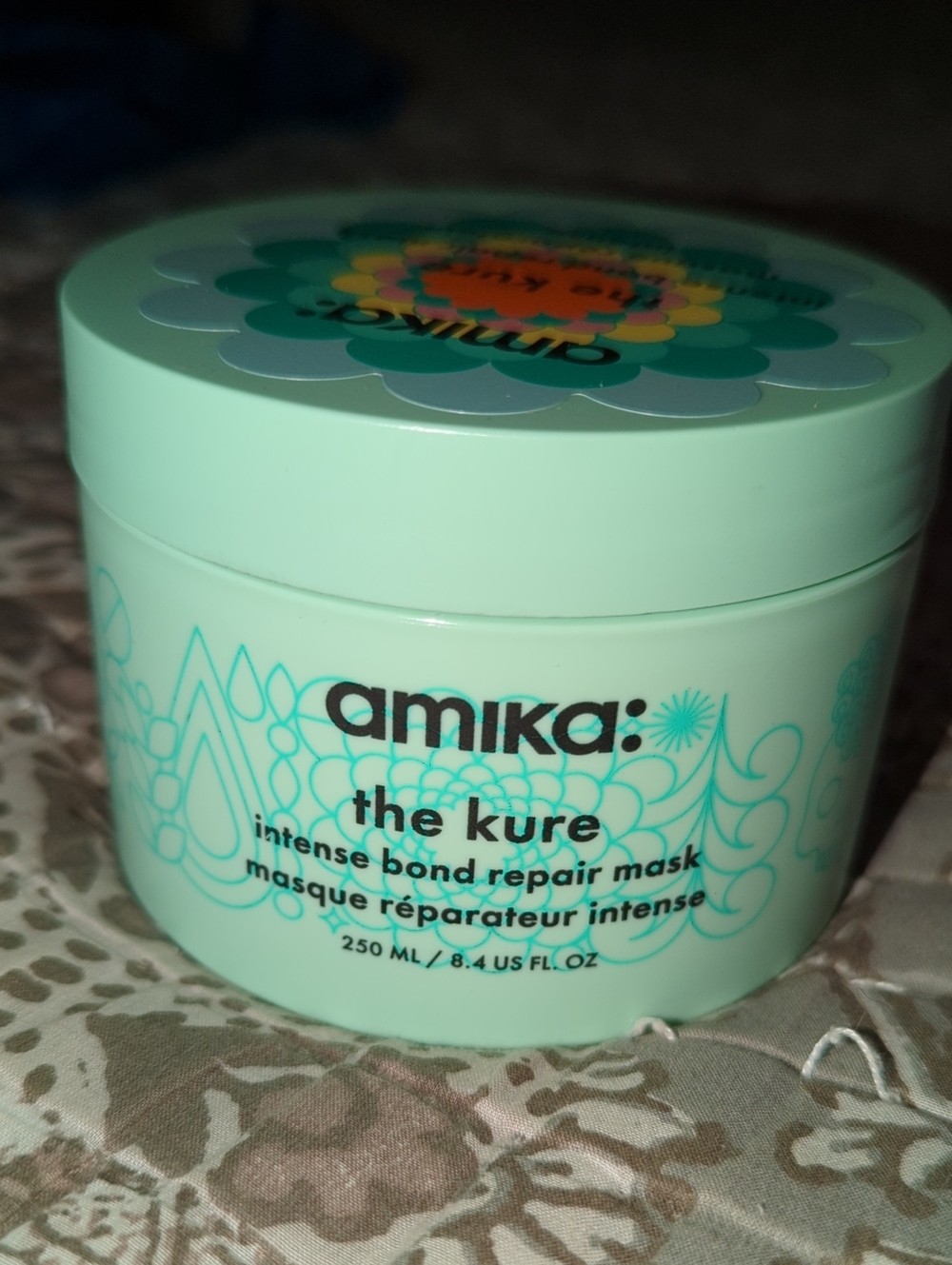amika mint green the kure Intense Bond Repair Mask